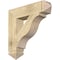Ekena Millwork Funston Arts & Crafts Rough Sawn Bracket, Douglas Fir, 6"W x 28"D x 28"H BKT06X28X28FST03RDF - alternate 1